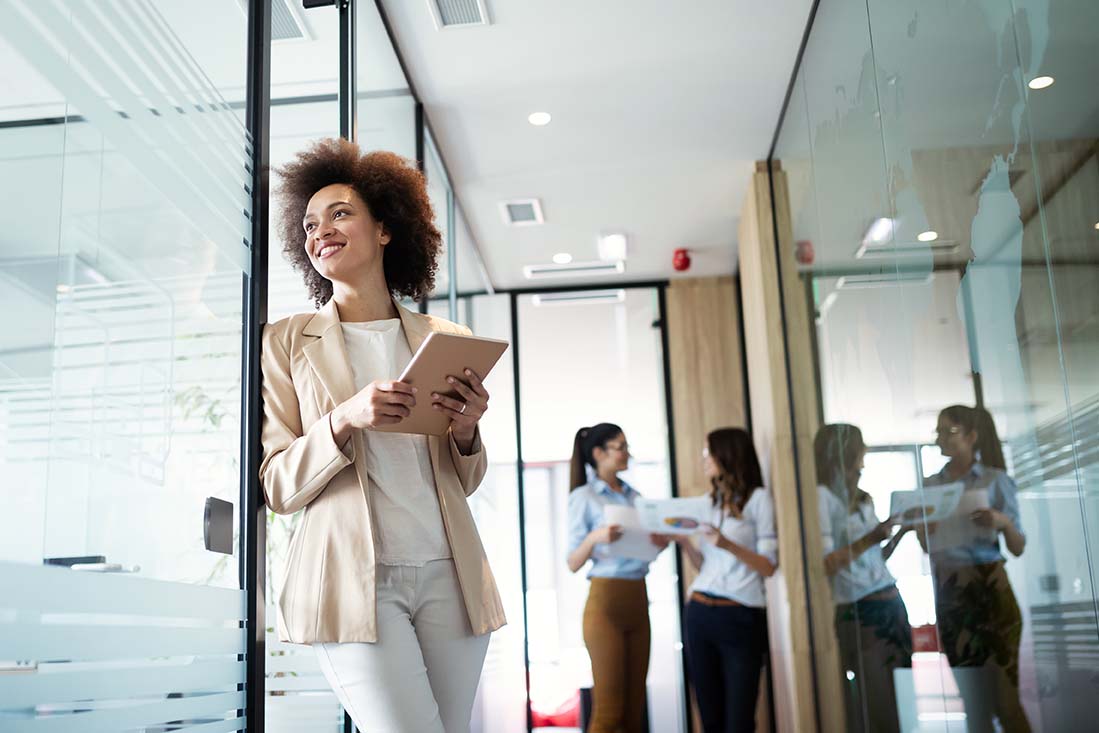 Woman Happy about Launching her own Small Business